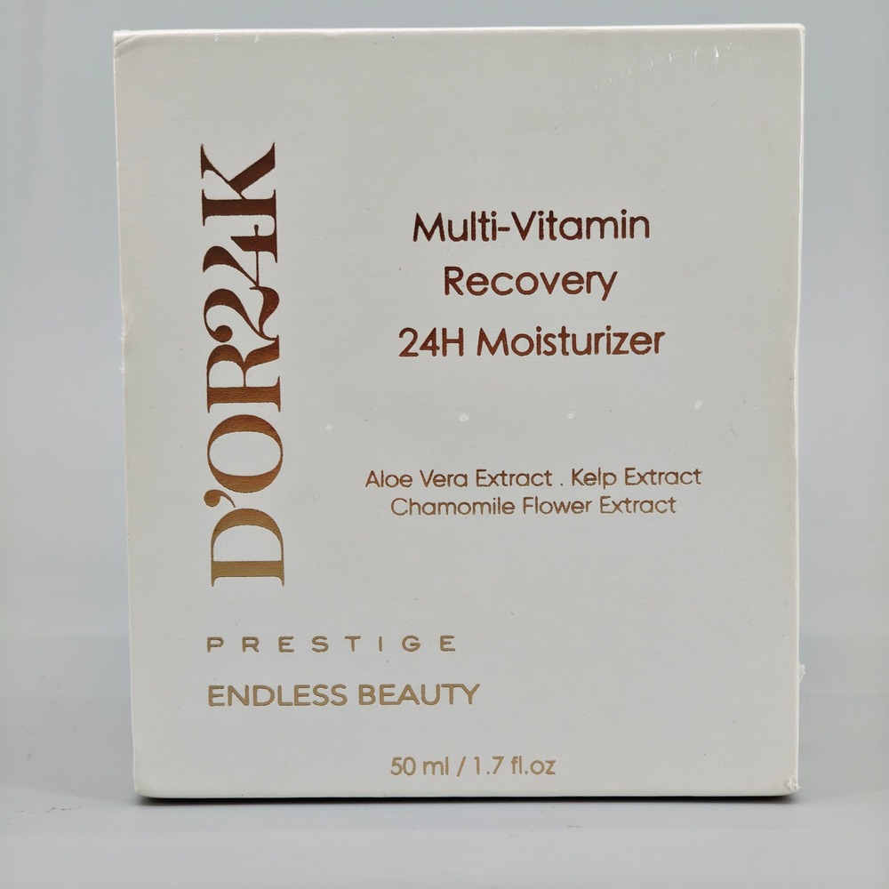 D'OR24K Multi-Vitamin Recovery 24H Moisturizer 1.7oz Gold Aloe Kelp Anti-Aging